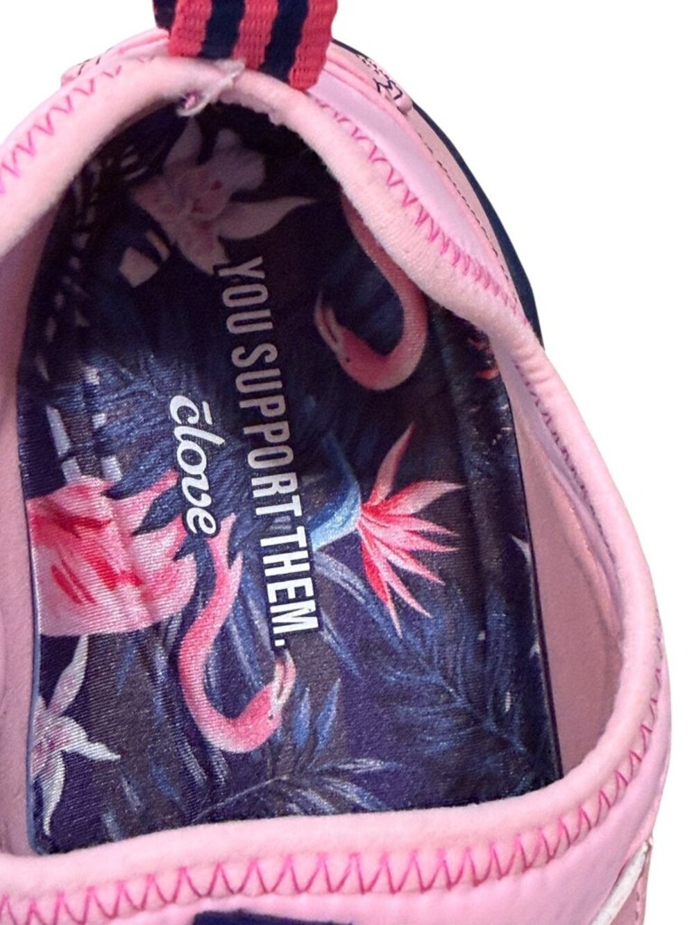 Clove Miami Night Flamingo Nursing Shoes Pink Sneakers  Size W10.5 M9 NEW!! - Picture 7 of 7